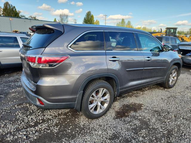 5TDJKRFHXES036931 - 2014 TOYOTA HIGHLANDER XLE 灰色 照片 3