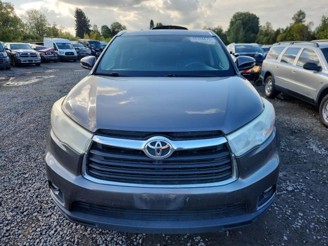 5TDJKRFHXES036931 - 2014 TOYOTA HIGHLANDER XLE 灰色 照片 5