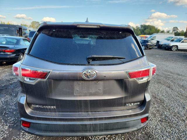 5TDJKRFHXES036931 - 2014 TOYOTA HIGHLANDER XLE 灰色 照片 6