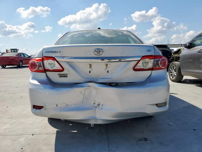 5YFBU4EE6CP012785 - 2012 TOYOTA COROLLA BASE ვერცხლისფერი ფოტო 6