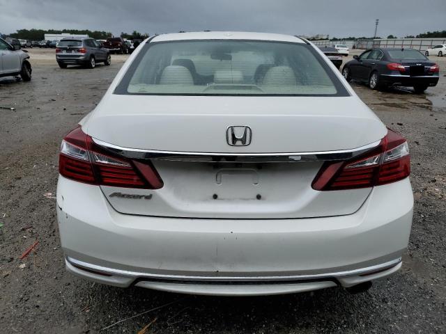 1HGCR2F76HA129161 - 2017 HONDA ACCORD EX WHITE photo 6