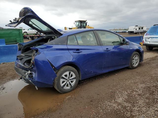 JTDKARFU1J3059708 - 2018 TOYOTA PRIUS BLUE photo 3