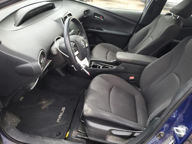 JTDKARFU1J3059708 - 2018 TOYOTA PRIUS BLUE photo 7