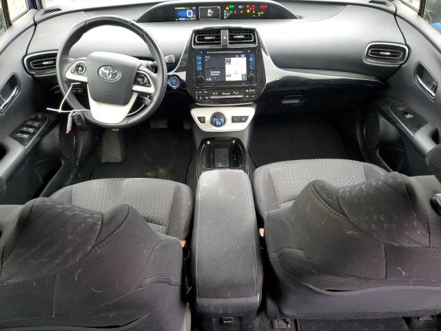 JTDKARFU1J3059708 - 2018 TOYOTA PRIUS BLUE photo 8