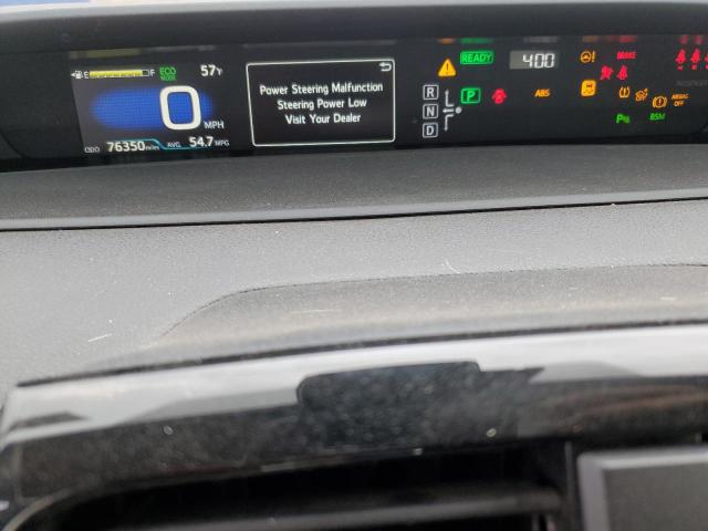 JTDKARFU1J3059708 - 2018 TOYOTA PRIUS BLUE photo 9