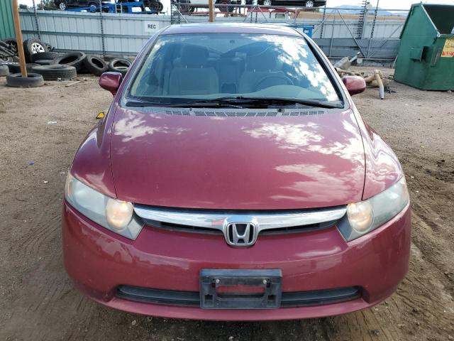 JHMFA16867S007459 - 2007 HONDA CIVIC EX MAROON photo 5