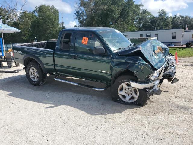 5TESN92N54Z322226 - 2004 TOYOTA TACOMA XTRACAB PRERUNNER მწვანე ფოტო 4