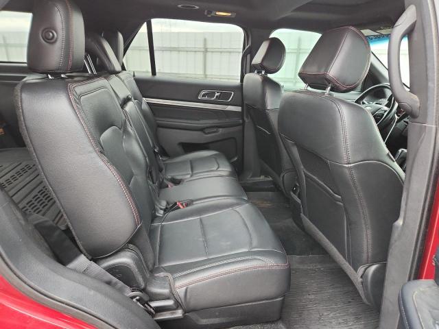 1FM5K8GT6HGD54618 - 2017 FORD EXPLORER SPORT Rouge photo 11
