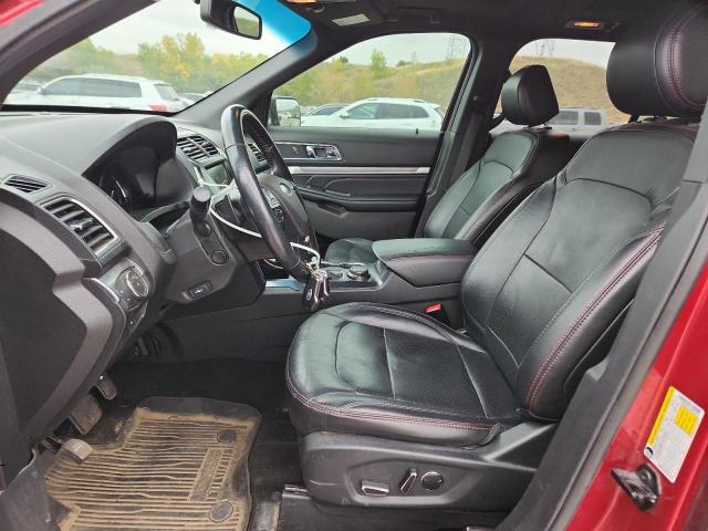 1FM5K8GT6HGD54618 - 2017 FORD EXPLORER SPORT Rouge photo 7
