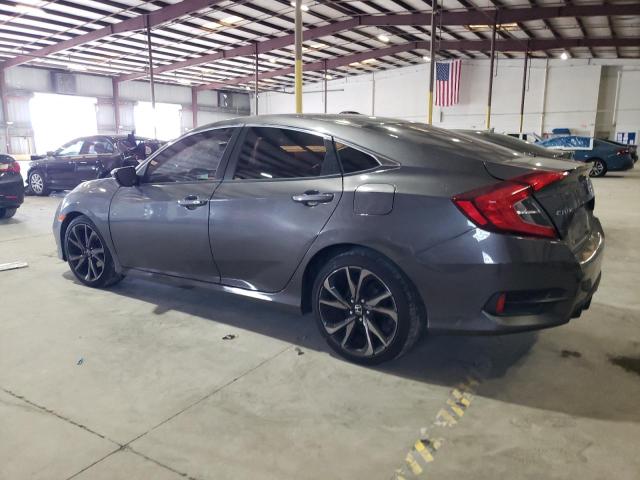 2HGFC2F83KH589555 - 2019 HONDA CIVIC SPORT GRAY photo 2