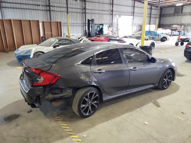 2HGFC2F83KH589555 - 2019 HONDA CIVIC SPORT GRAY photo 3