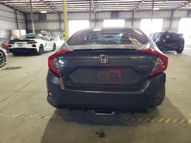 2HGFC2F83KH589555 - 2019 HONDA CIVIC SPORT GRAY photo 6
