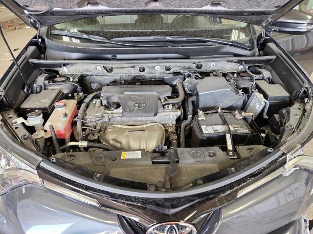 JTMWFREV7GD082104 - 2016 TOYOTA RAV4 XLE GRAY photo 12