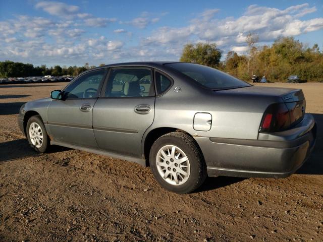 2G1WF52E059353486 - 2005 CHEVROLET IMPALA GRAY photo 2