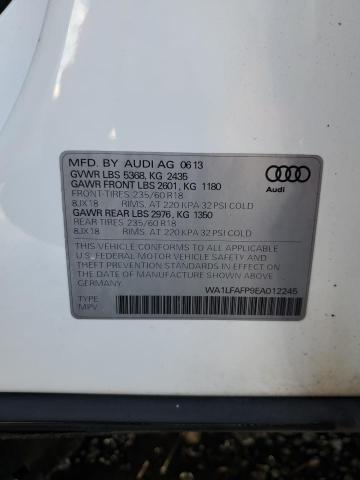 WA1LFAFP9EA012245 - 2014 AUDI Q5 PREMIUM PLUS WHITE photo 13
