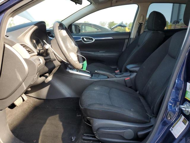 3N1AB7AP7KY240631 - 2019 NISSAN SENTRA S BLUE photo 7