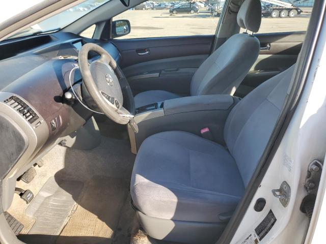 JTDKB22U953124031 - 2005 TOYOTA PRIUS WHITE photo 7