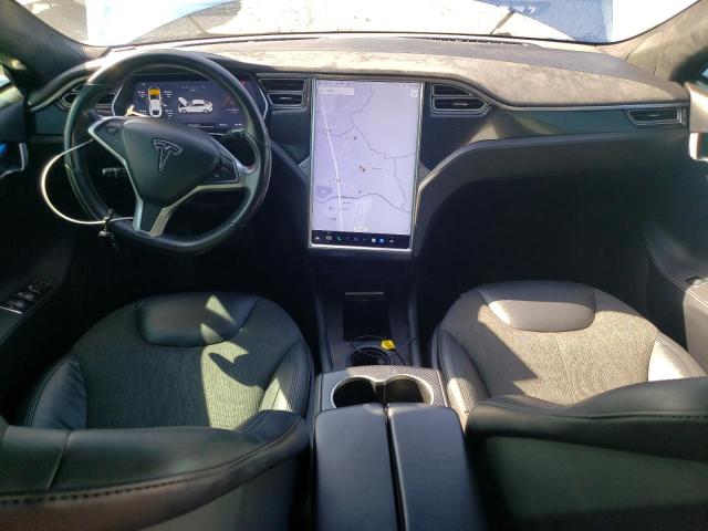 5YJSA1E21FF118915 - 2015 TESLA MODEL S BLUE photo 8