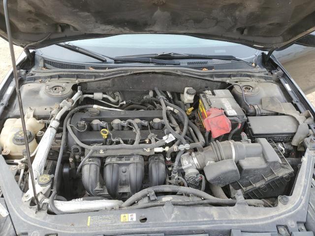 3FAHP0HA1CR403460 - 2012 FORD FUSION SE BLACK photo 11