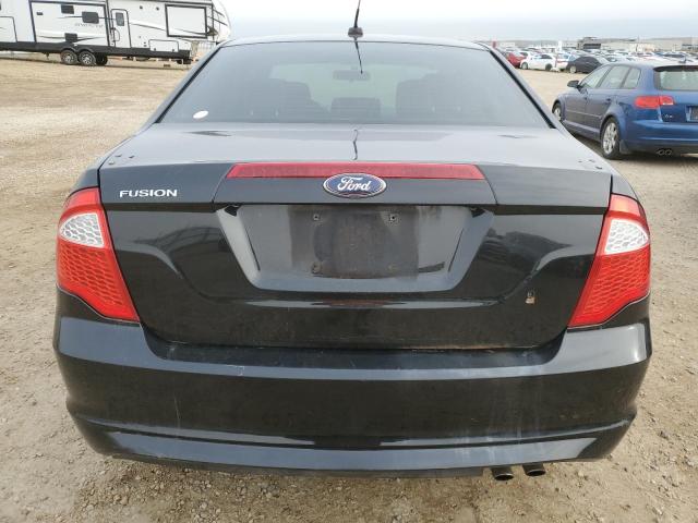 3FAHP0HA1CR403460 - 2012 FORD FUSION SE BLACK photo 6