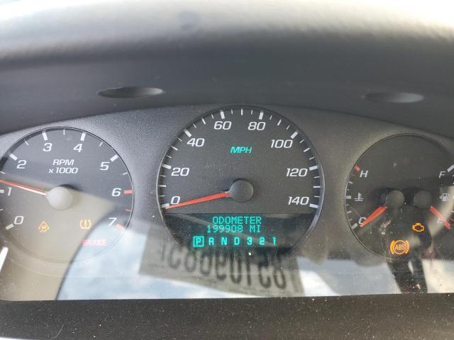 2G1WB58K181215175 - 2008 CHEVROLET IMPALA LS ნაცრისფერი ფოტო 9