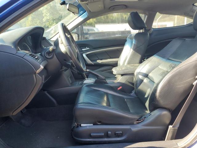 1HGCS2B86BA002856 - 2011 HONDA ACCORD EXL أزرق صورة 7