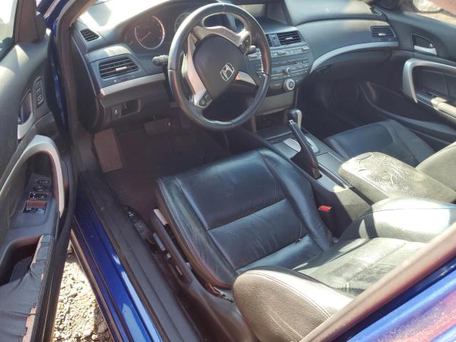 1HGCS2B86BA002856 - 2011 HONDA ACCORD EXL أزرق صورة 8