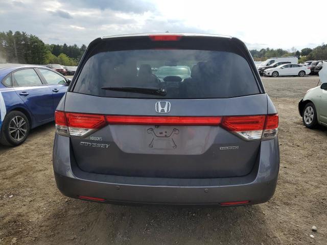 5FNRL5H93FB093539 - 2015 HONDA ODYSSEY TOURING GRAY photo 6