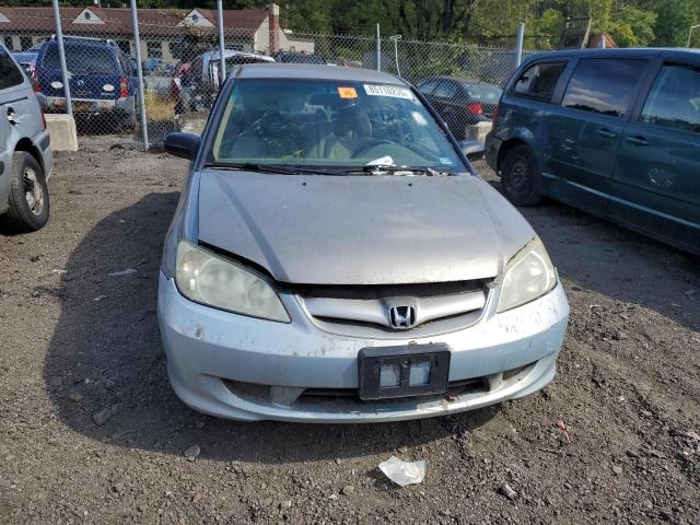 2HGES16565H584238 - 2005 HONDA CIVIC LX Մոխրագույն լուսանկար 5