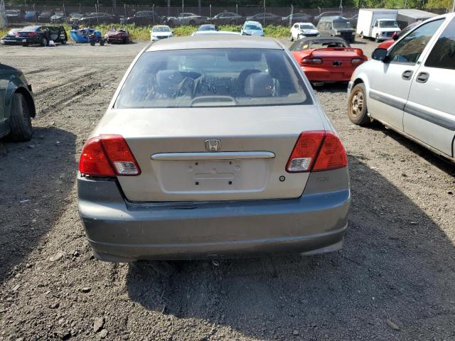 2HGES16565H584238 - 2005 HONDA CIVIC LX Մոխրագույն լուսանկար 6