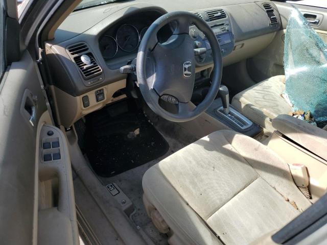 2HGES16565H584238 - 2005 HONDA CIVIC LX Մոխրագույն լուսանկար 8