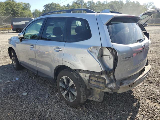 JF2SJAGC4JH525143 - 2018 SUBARU FORESTER 2.5I PREMIUM Srebrny zdjęcie 2