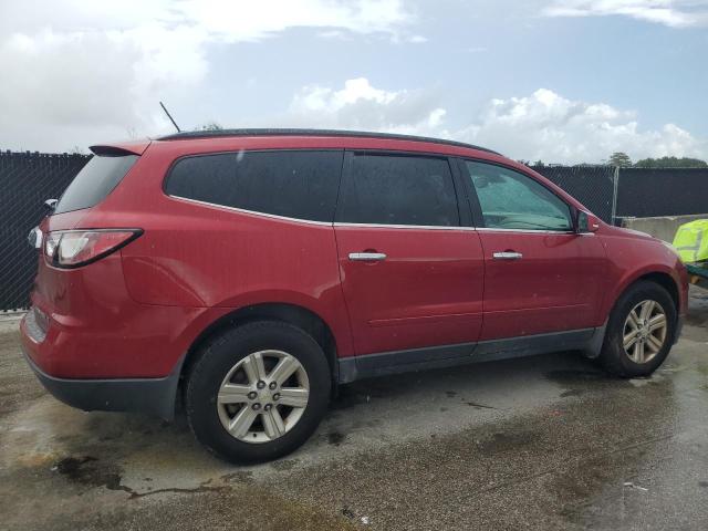 1GNKVHKD0EJ273229 - 2014 CHEVROLET TRAVERSE LT RED photo 3