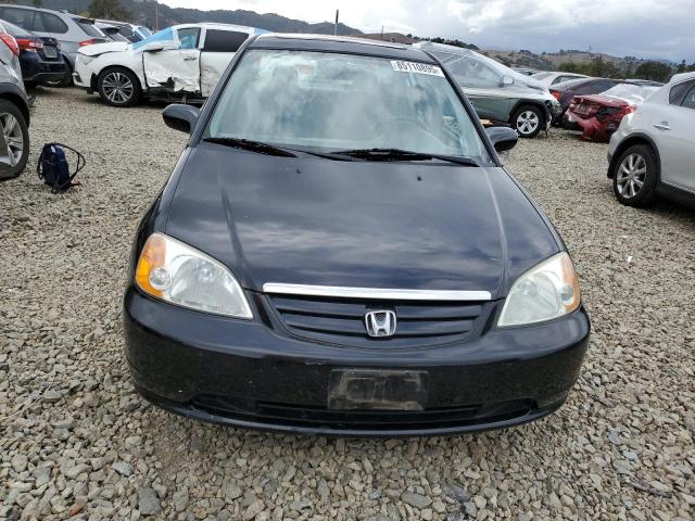 2HGES26783H622590 - 2003 HONDA CIVIC EX BLACK photo 5
