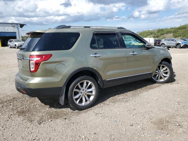 1FMHK8F8XCGA24208 - 2012 FORD EXPLORER LIMITED GREEN photo 3