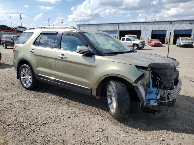 1FMHK8F8XCGA24208 - 2012 FORD EXPLORER LIMITED GREEN photo 4
