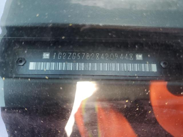 1G2ZG57B284209448 - 2008 PONTIAC G6 BASE GRAY photo 12