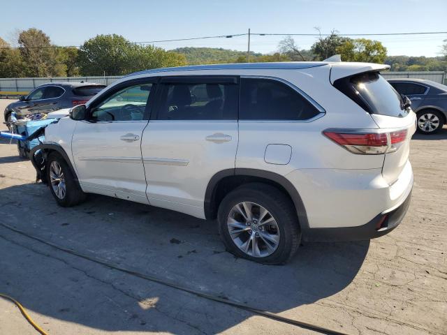 5TDKKRFH5FS111377 - 2015 TOYOTA HIGHLANDER XLE Белый фото 2