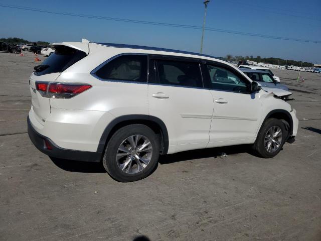 5TDKKRFH5FS111377 - 2015 TOYOTA HIGHLANDER XLE Белый фото 3