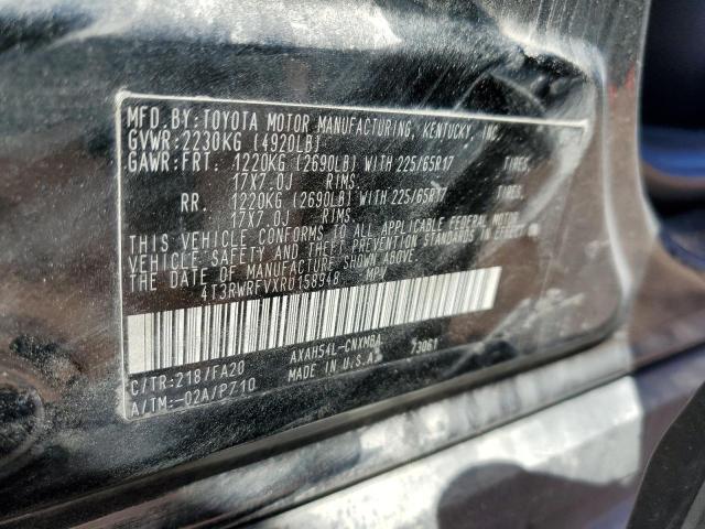 4T3RWRFVXRU158948 - 2024 TOYOTA RAV4 XLE 黑色 照片 13