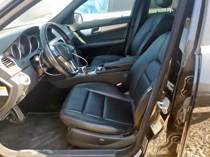 WDDGF8AB5DR287855 - 2013 MERCEDES-BENZ C 300 4MATIC BLACK photo 7