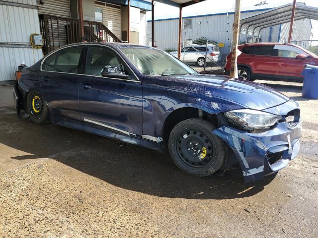 WBA8D9G53JNU70778 - 2018 BMW 330 XI BLUE photo 4