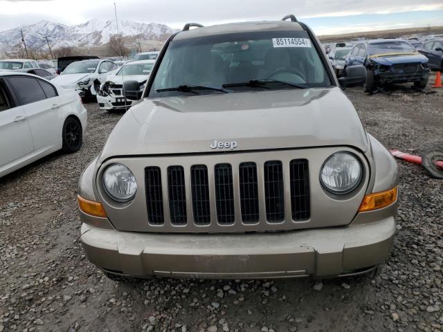1J4GL38K45W639669 - 2005 JEEP LIBERTY RENEGADE TAN photo 5