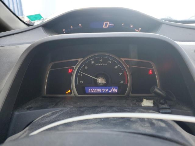 2HGFA15289H012236 - 2009 HONDA CIVIC DX SILVER photo 9