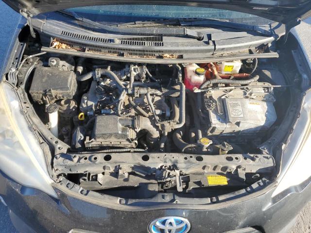 JTDKDTB31D1545341 - 2013 TOYOTA PRIUS C შავი ფოტო 11