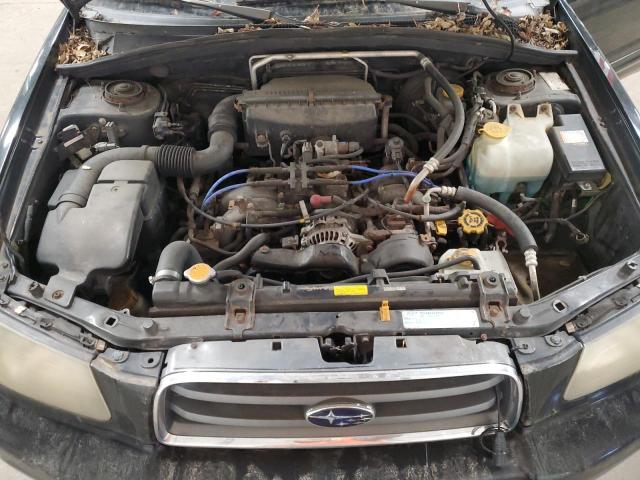 JF1SG65624H717226 - 2004 SUBARU FORESTER 2.5XS შავი ფოტო 11