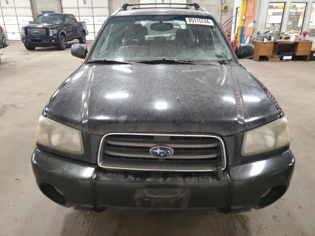 JF1SG65624H717226 - 2004 SUBARU FORESTER 2.5XS შავი ფოტო 5