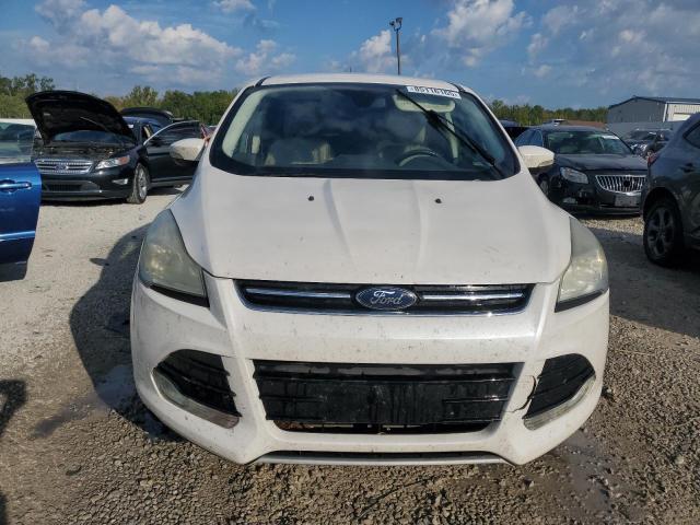 1FMCU0HX5DUC08601 - 2013 FORD ESCAPE SEL WHITE photo 5