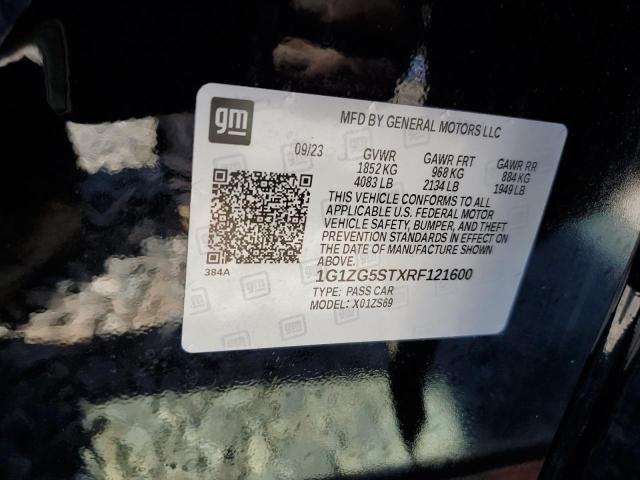 1G1ZG5STXRF121600 - 2024 CHEVROLET MALIBU RS 黑色 照片 13