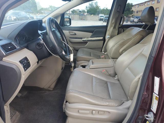 5FNRL5H61CB072481 - 2012 HOND ODYSSEY EXL BROWN photo 7